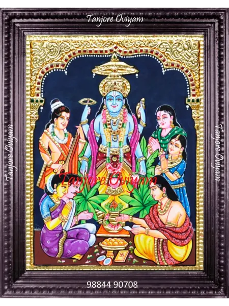 Sathya Narayana | Lord Vishnu Painting